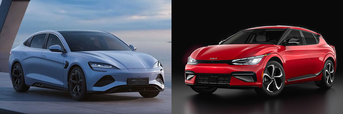 BYD Seal vs KIA EV6 - Comparativa
