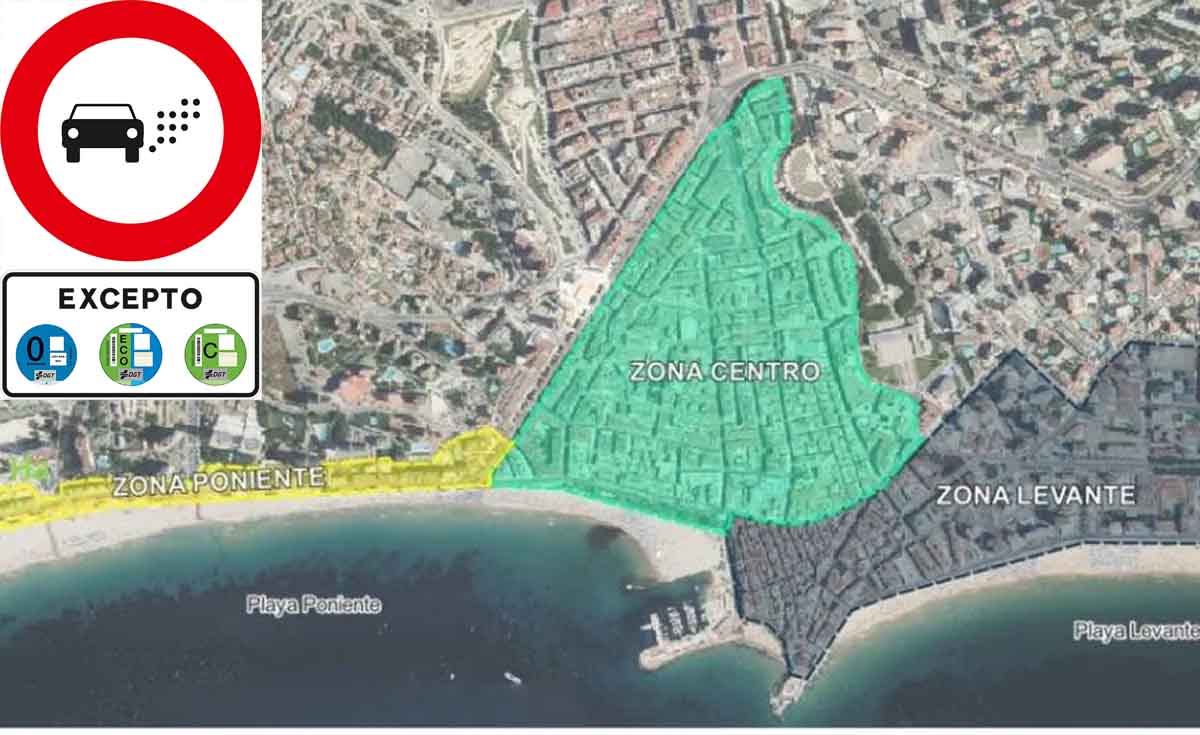 La zona de bajas emisiones de Benidorm entrará en funcionamiento el 1 ...