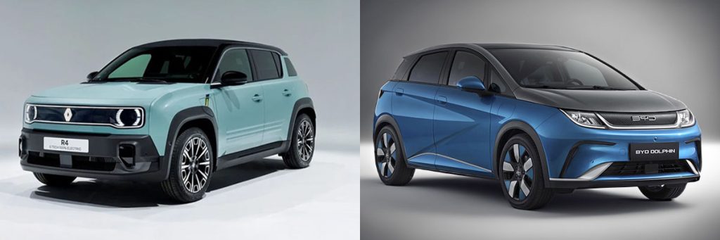 Renault 4 vs BYD Dolphin - Comparativa