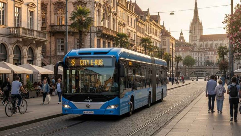 1 de cada 5 autobuses matriculados en Europa en 2025 es eléctrico- récord histórico