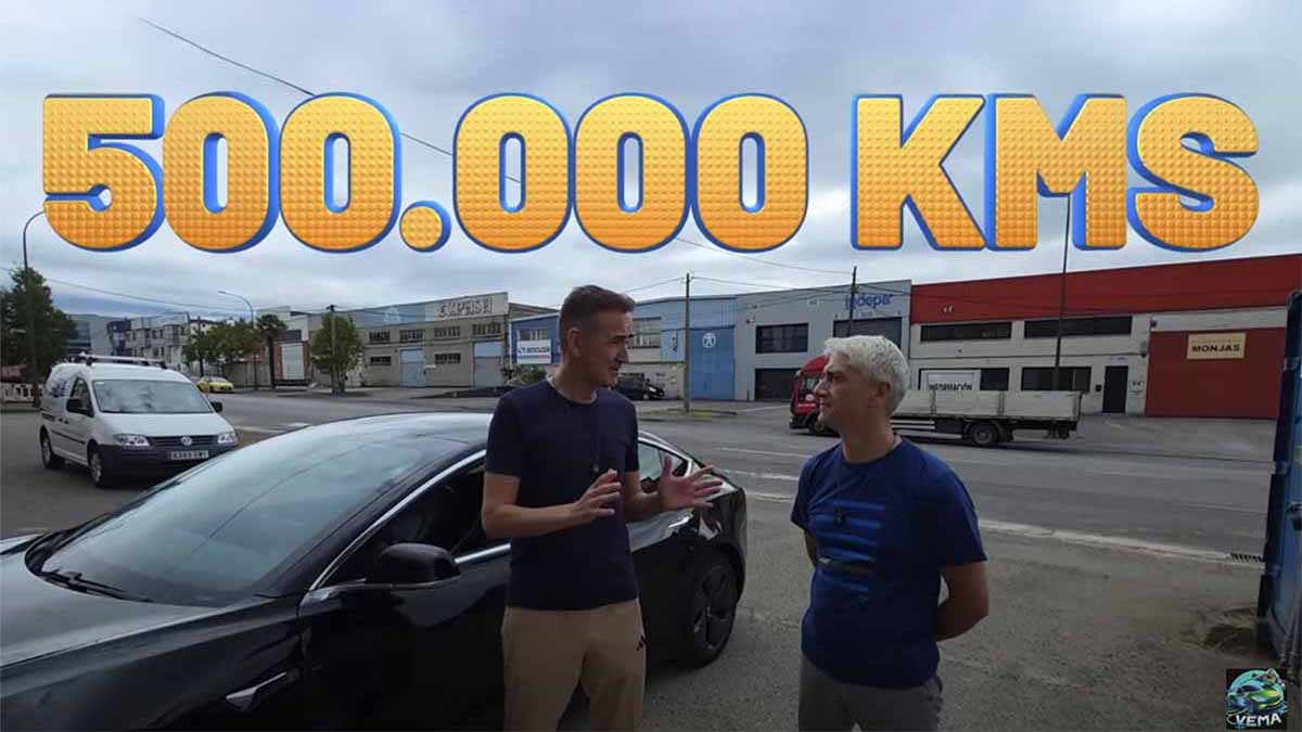 500000 kilómetros recorridos con un coche eléctrico… sin cambiar las pastillas de freno