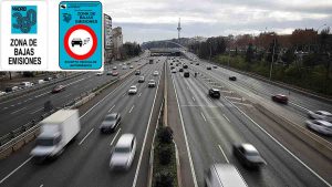 A partir del 1 de enero de 2026 los coches sin etiqueta no podrán acceder a la M-30 de Madrid