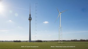 Alemania inicia la construcción del aerogenerador más alto del mundo- 300 metros de pura ingeniería