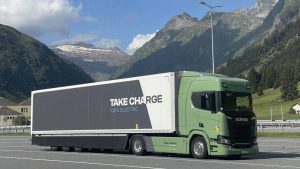 Anders Gaasedal recorre 73.500 km con un camión eléctrico