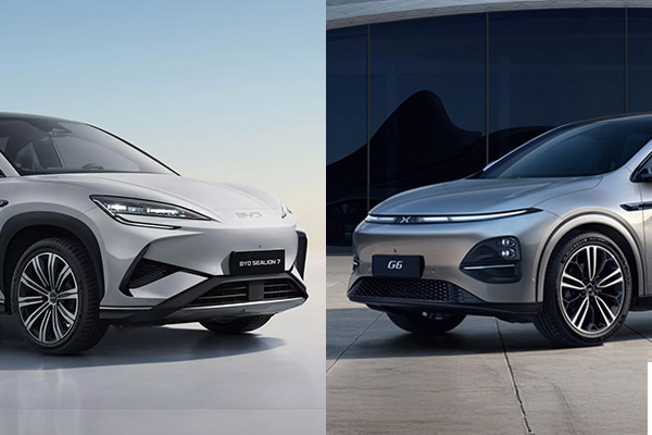 BYD Sealion 7 vs Xpeng G6 – Comparativa