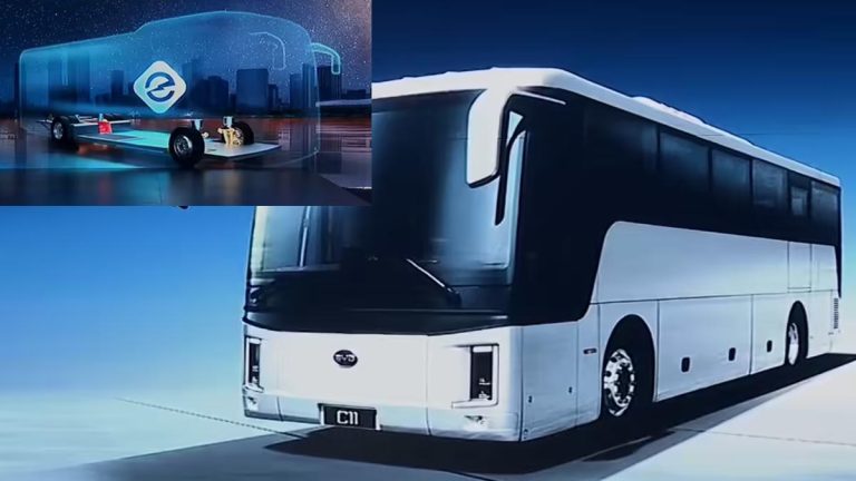 BYD lanza una nueva plataforma para autobuses eléctricos con avances en seguridad y eficiencia