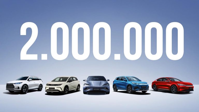 BYD rompe récords con más de 2 millones de coches eléctricos vendidos en los últimos 12 meses