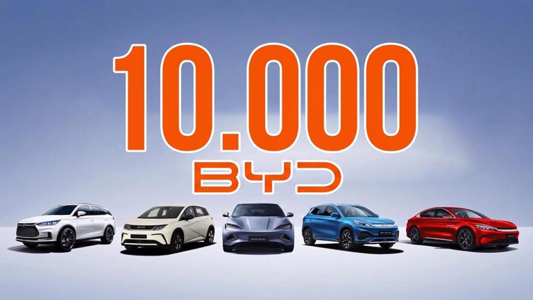 BYD supera los 10.000 coches eléctricos matriculados en España en 2026