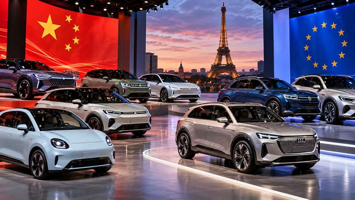 China desafía a Europa con sus coches eléctricos en el Salón del Automóvil de París