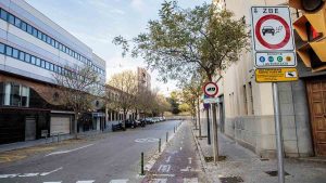 Coches eléctricos con matrícula extranjera, multados por acceder a la ZBE de Palma de Mallorca