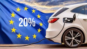 El 20 % de los coches vendidos en Europa en agosto fueron eléctricos puros