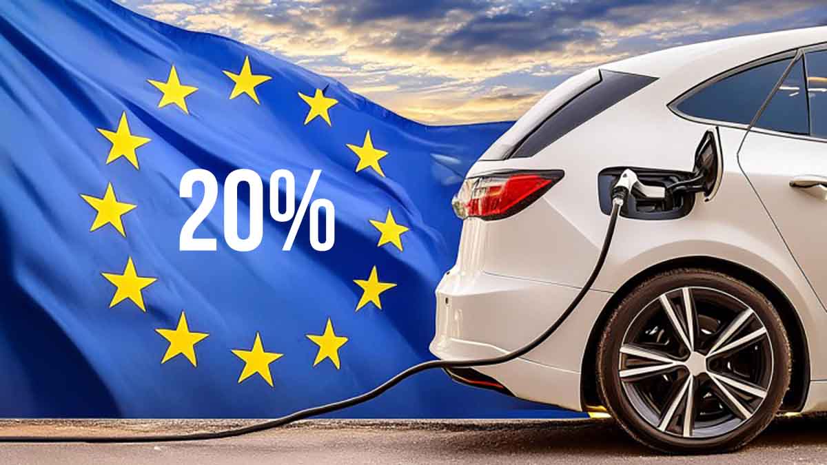 El 20 % de los coches vendidos en Europa en agosto fueron eléctricos puros