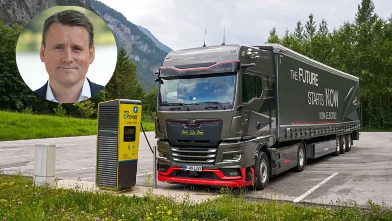 El CEO de MAN asegura que la diferencia de precio entre un camión diésel y uno eléctrico se amortiza en dos años