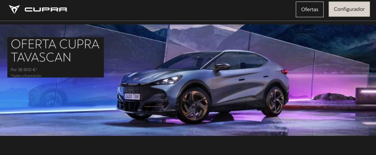 El Cupra Tavascan ahora en oferta por 38.900 euros si lo compras con financiación
