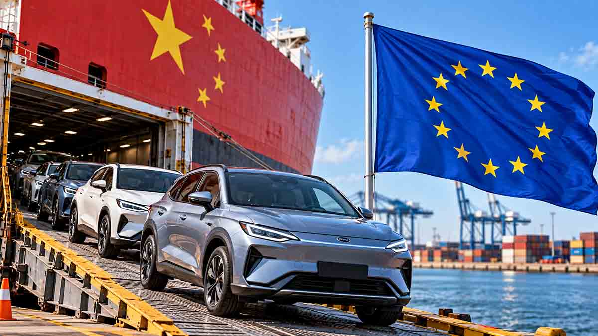 Europa prohibe la importación de coches híbridos que llegan de China