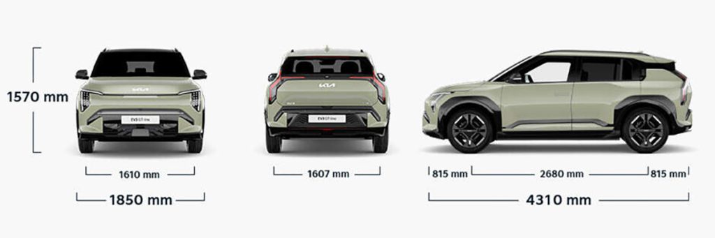 Kia EV3 medidas