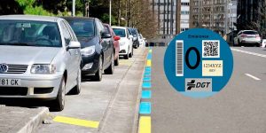 La zona azul de Santiago de Compostela es gratis para los coches eléctricos