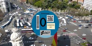 La zona azul de la ciudad de Madrid es gratis para los coches eléctricos