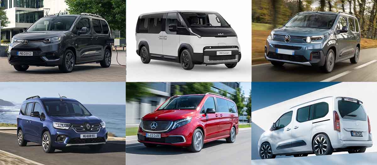 Las 10 furgonetas eléctricas más vendidas en noviembre de 2025 en España