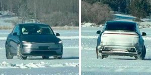 Las primeras fotos del nuevo Tesla Model Y 2025