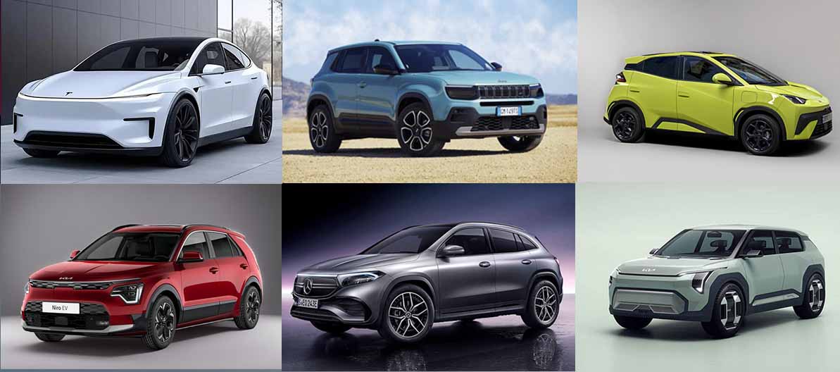 Los 10 coches eléctricos más vendidos en enero de 2026 en España