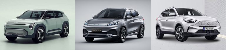 Los 3 SUV eléctricos compactos con mejor relación calidad-precio