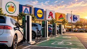 Los supermercados compiten por ofrecer los precios de recarga más baratos a los coches eléctricos