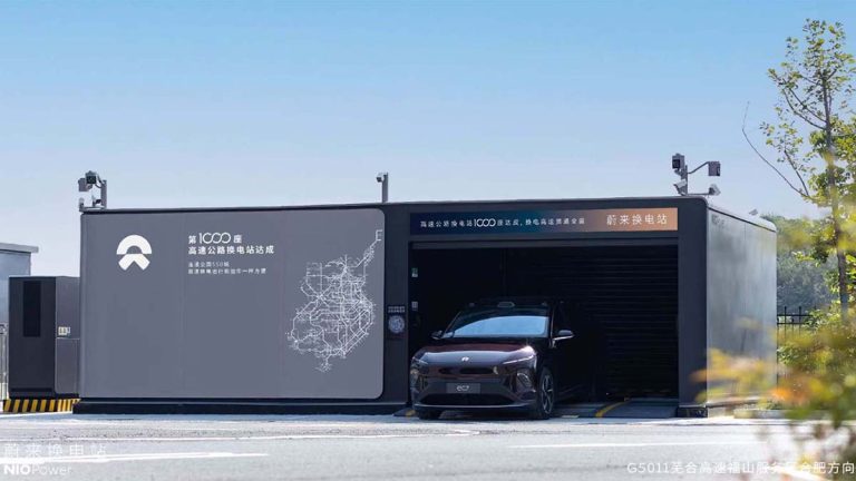 Nio alcanza las 1.000 estaciones de intercambio de baterías y revoluciona los viajes en coche eléctrico