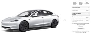 Nueva versión del Tesla Model 3 con tracción trasera: baja el precio y sube la autonomía