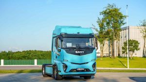 Sany inicia las entregas de su camión eléctrico e263 en Europa con más de 500 km de autonomía