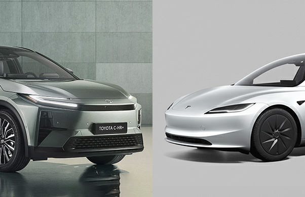 Tesla Model 3 o Toyota CHR+ comparativa