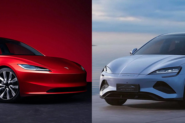 Tesla Model 3 vs BYD Seal comparativa