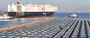 Todos los barcos con coches que lleguen de China se le aplicarán aranceles