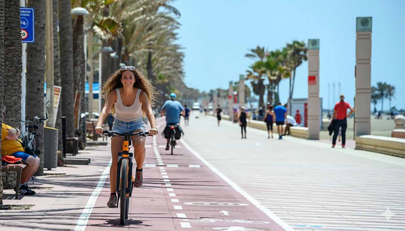 Una Almería más activa- la ciudad estrena su primer gran sistema de bicicletas eléctricas compartidas