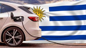 Uruguay alcanza el 56% de cuota de mercado para coches eléctricos en agosto