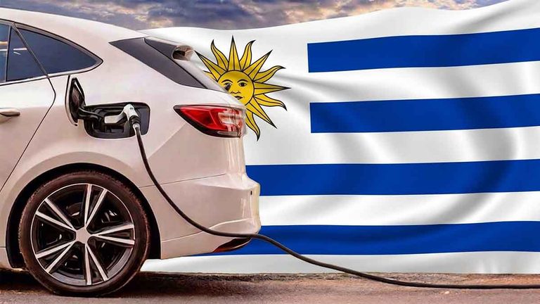 Uruguay alcanza el 56% de cuota de mercado para coches eléctricos en agosto