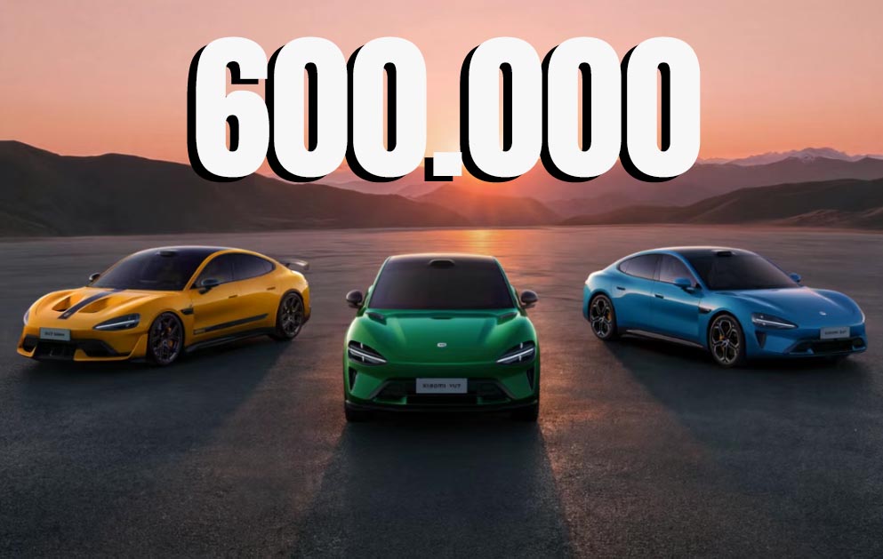 Xiaomi consigue fabricar 600.000 coches eléctricos en apenas 22 meses
