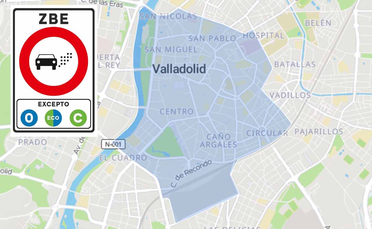 Ya está aprobada la zona de bajas emisiones de Valladolid para que ...