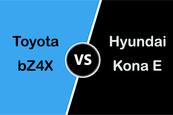 comparativa toyota bz4x vs hyundai kona electrico